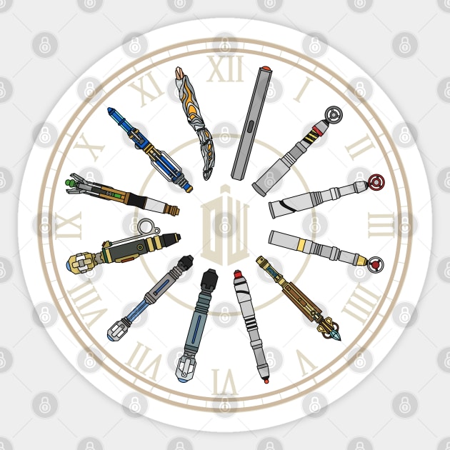 Sonic Screwdrivers: A Doctor’s Best Friend Sticker by OctopodArts